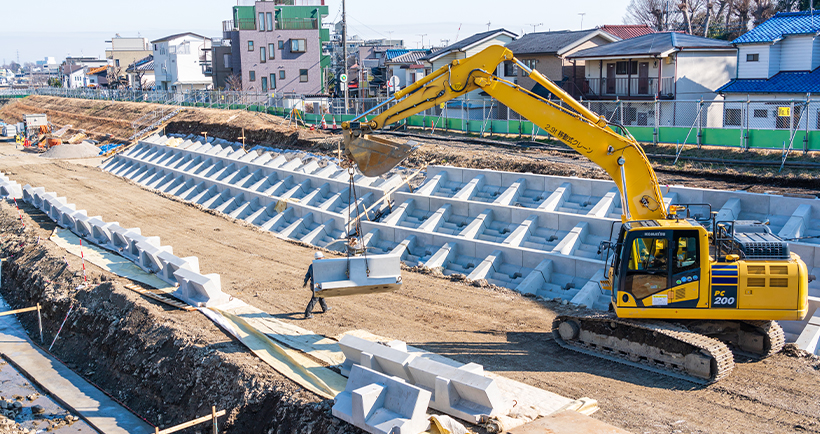 地域密着の施工